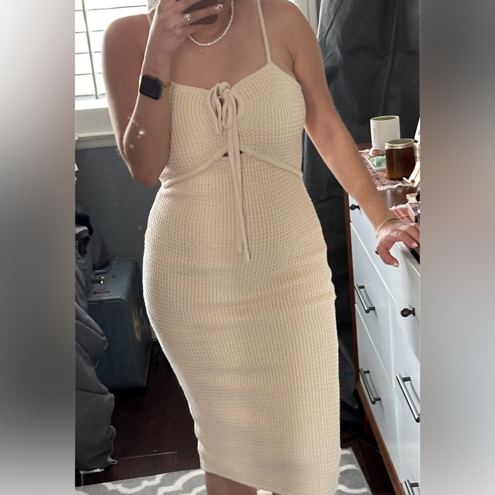 House of Harlow knit dress.